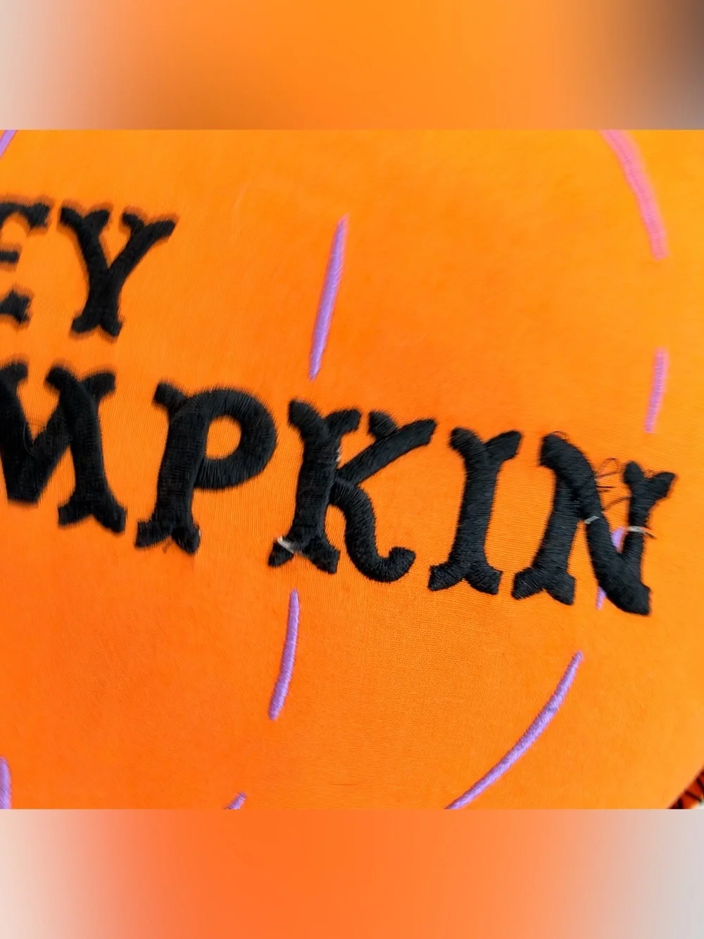 Disney Parks Mickey Mouse Jack O' Lantern Hey Pumpkin Plush Pillow Halloween ’21